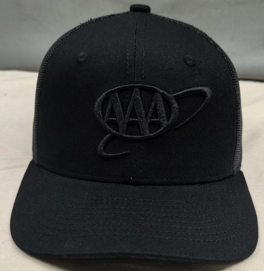 Picture of Snapback Trucker Cap - BLACK W BLACK
