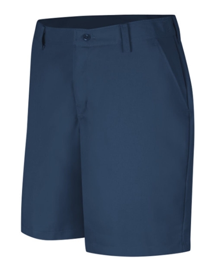 Picture of Women's Flat Front Industrial Shorts - Navy